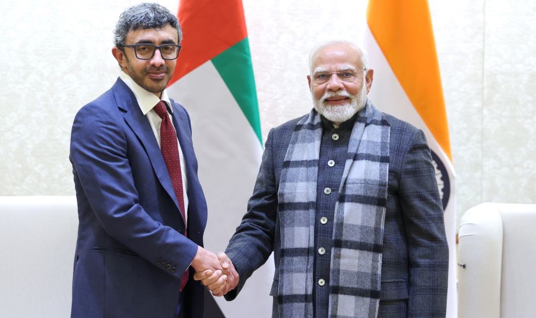 PM Modi receives Deputy PM and Foreign Minister of the UAE